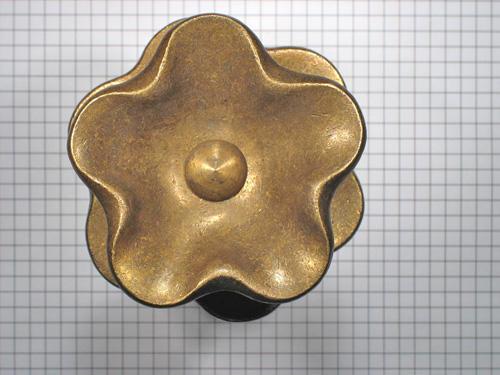Deurknop brons antiek, Doe-het-zelf en Bouw, Hang- en Sluitwerk, Klink of Kruk, Nieuw, Overige materialen