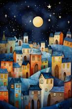 Felix van Horst - Starry Sojourn (XXL), Antiquités & Art, Art | Peinture | Moderne