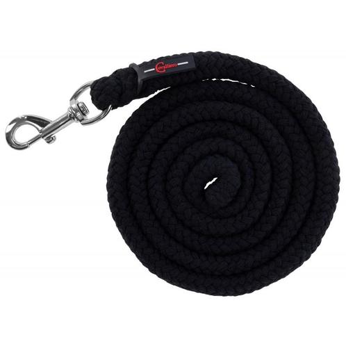 Halstertouw doria, black met karabijnhaak - kerbl, Dieren en Toebehoren, Paarden en Pony's | Overige Paardenspullen, Nieuw