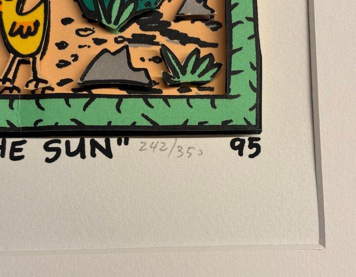 James Rizzi (1950-2011) - Soaking up the Sun, original 3D,, Antiek en Kunst, Kunst | Designobjecten