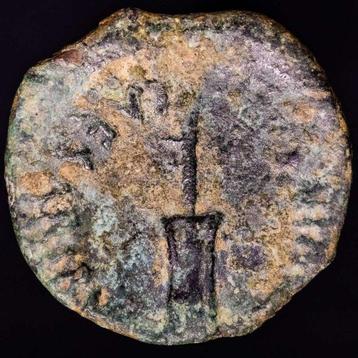 Hispania, Carteia. Tiberius (14-37 n.Chr.). Semis Struck in
