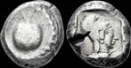 Ca 460-430bc Pamphylia Side Ar stater pomegranate zilver, Postzegels en Munten, Verzenden