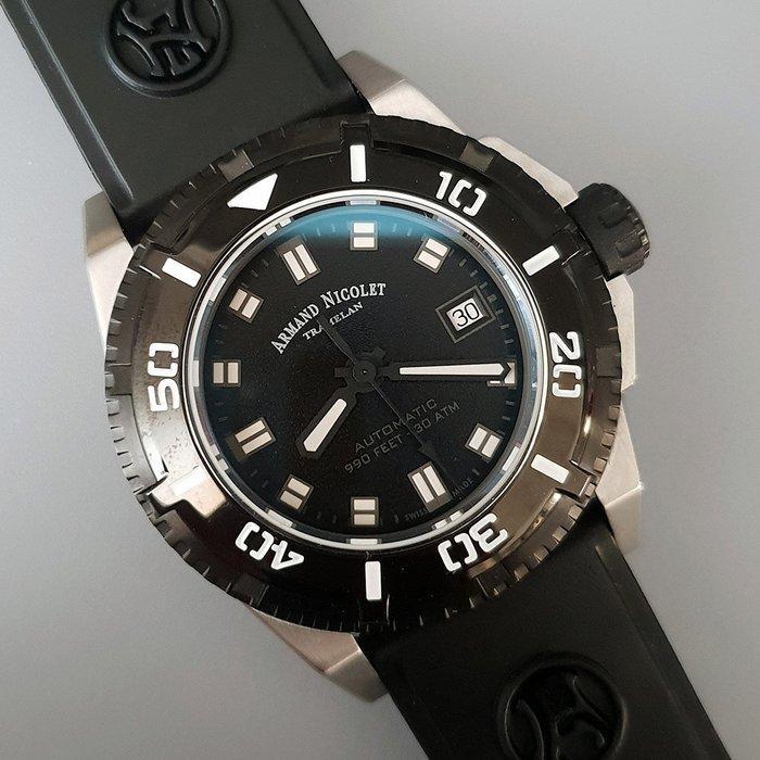 Armand Nicolet - Tramelan AN-460 Date - A460ANN-NR-G9610 -, Handtassen en Accessoires, Horloges | Heren