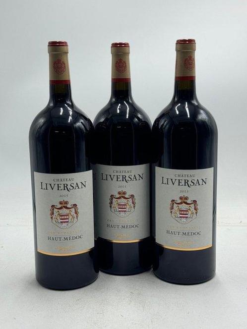 2015 Château Liversan - Haut-Médoc Cru Bourgeois - 3 Magnums, Collections, Vins