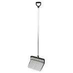 Mestvork premium, zwart incl. aluminium steel - kerbl