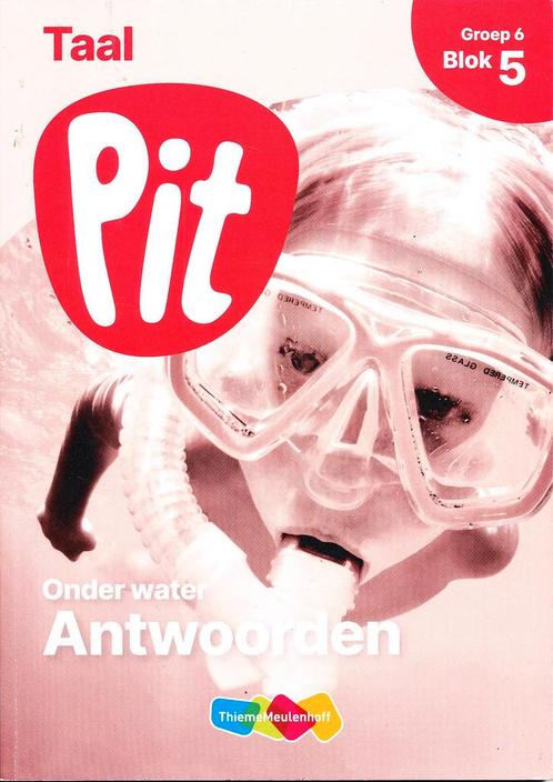 Pit Antwoorden Taal blok 5 groep 6, Boeken, Schoolboeken, Verzenden