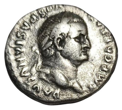 Empire romain. Vespasien (69-79 apr. J.-C.). Denarius Rome, Postzegels en Munten, Munten | Europa | Niet-Euromunten