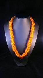 Gepolijst - Barnsteen - Long Baltic Amber necklace - clear, Nieuw