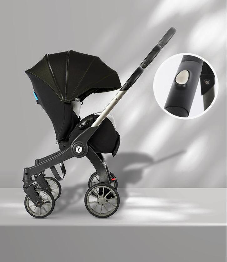 Klb G308e50 Vier-in-één Multifunctionele Kinderwagen - Zwart, Kinderen en Baby's, Buggy's, Ophalen of Verzenden