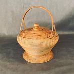 Mand - Bamboe, in de stijl van V. Bonacina uit de jaren 50, Antiek en Kunst