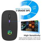 RGB Bluetooth Gaming Muis - Draadloos Optisch Tweehandig, Computers en Software, Nieuw, Verzenden, IMice