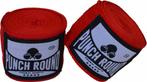 PunchR™ Punch Round™ Perfect Stretch Bandages Rood 460 cm, Vechtsportbescherming, Verzenden
