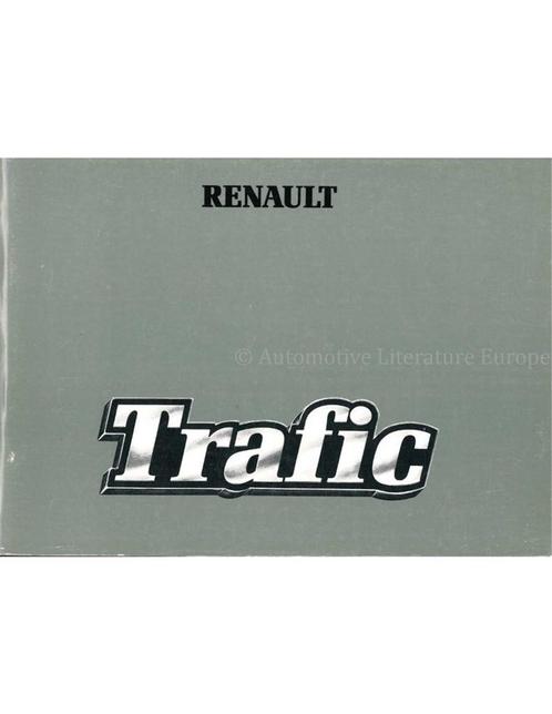 1980 RENAULT TRAFIC INSTRUCTIEBOEKJE FRANS, Auto diversen, Handleidingen en Instructieboekjes