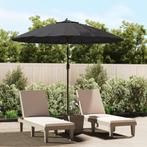 vidaXL Parasol met aluminium paal 270 cm zwart, Tuin en Terras, Parasols, Verzenden, Nieuw