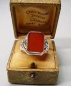 Zonder minimumprijs - Ring Zilver - 7.00ct. tw. Carneool -, Nieuw