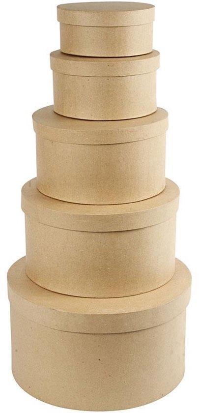 CC Ronde hoedendozen h: 8-19 cm d: 16.5-35,5 cm 5 maten, Kinderen en Baby's, Speelgoed | Overig, Nieuw, Verzenden