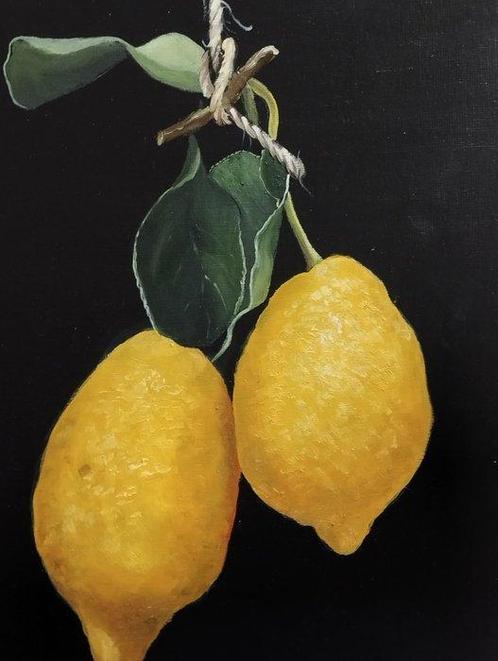 Franco Bencivenga (1953) - Limoni appesi, Antiek en Kunst, Kunst | Schilderijen | Klassiek