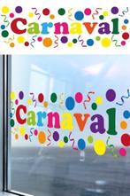 Raamsticker Carnaval 75x25cm, Hobby & Loisirs créatifs, Articles de fête, Verzenden