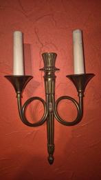 Kaars wandlamp - Brons - Kandelaren Frankrijk Brons 19e eeuw