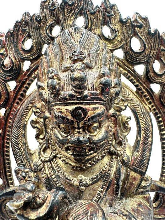 Beeldje - Mahakala Tibetaanse godheid - Brons, Antiek en Kunst, Antiek | Overige Antiek
