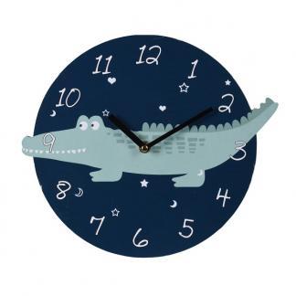Wandklok | Krokodil | Ø 26 cm, Maison & Meubles, Accessoires pour la Maison | Horloges, Envoi