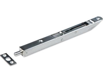 Bascule kantschuif afgeschuind rond 160x17mm rvs, Klink of Kruk