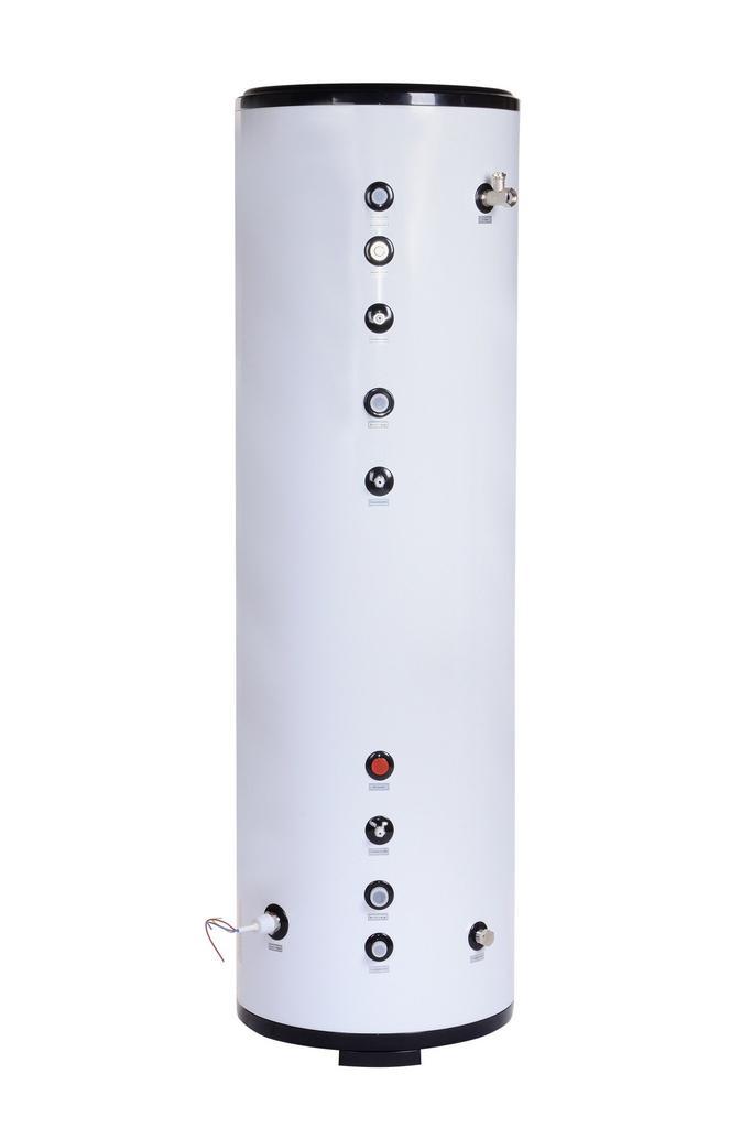 Buffervat warmtepomp - 300L watertank - RVS - 56x186 cm, Doe-het-zelf en Bouw, Chauffageketels en Boilers, Nieuw, Ophalen of Verzenden