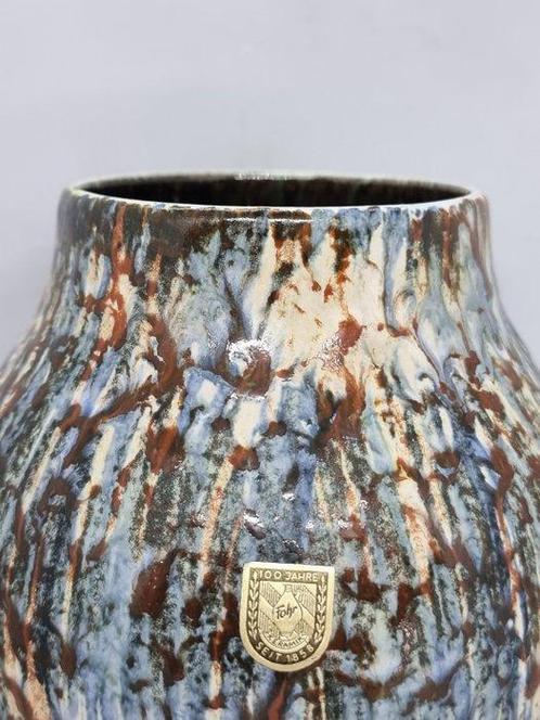 Fohr Keramik - Fohr - Vaas - Delfts blauw - vaas met, Antiek en Kunst, Curiosa en Brocante