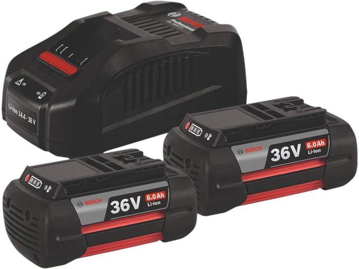 Bosch GBA 36V 6.0 Ah - Starterset met GAL 3680 CV, Doe-het-zelf en Bouw, Gereedschap | Machine-onderdelen en Toebehoren, Zo goed als nieuw