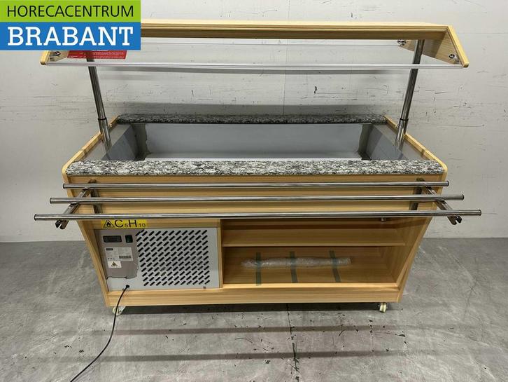 Verrijdbare Polar Koelvitrine Koelbuffet buffet Gekoeld 4 x, Zakelijke goederen, Horeca | Keukenapparatuur, Ophalen of Verzenden