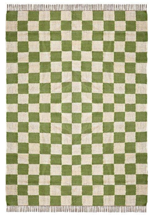 400 - Groen - Vloerkleed - 150 cm - 90 cm, Antiek en Kunst, Curiosa en Brocante