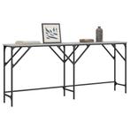 vidaXL Table console sonoma gris 180x29x75 cm bois, Maison & Meubles, Neuf, Verzenden