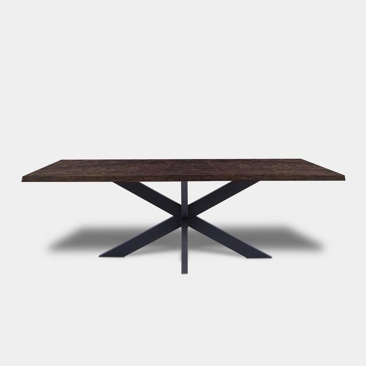 Tafel Boomstam eikenhout  Matrix  200x100, Huis en Inrichting, Tafels | Eettafels