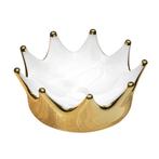 Waskom Best Design Crown 40 cm Rond Glans Goud Wit, Doe-het-zelf en Bouw, Ophalen of Verzenden, Nieuw, Overige typen