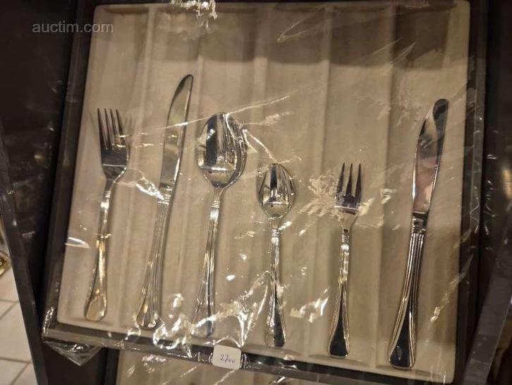 103 -delige inox bestekset voor 12 personen met..., Huis en Inrichting, Overige Huis en Inrichting, Ophalen