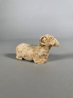 Chinois ancien Terre cuite Bouc (Buck - Billy goat) - 14 cm