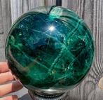 Fluorine Grande sphère de fluorite vert/violet AAA finement, Collections, Minéraux & Fossiles
