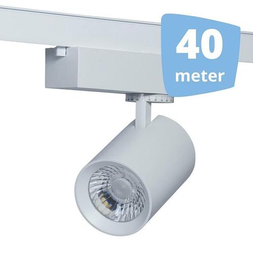 *TIP*  LED RAILVERLICHTING EOS WIT 40 SPOTS + 40M RAILS, Zakelijke goederen, Kantoor en Winkelinrichting | Winkel en Inventaris