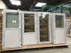 PVC deuren 98x215 vol glas 3-punt haaksluiting STOCK, 80 tot 100 cm, Nieuw, Ophalen of Verzenden, Buitendeur