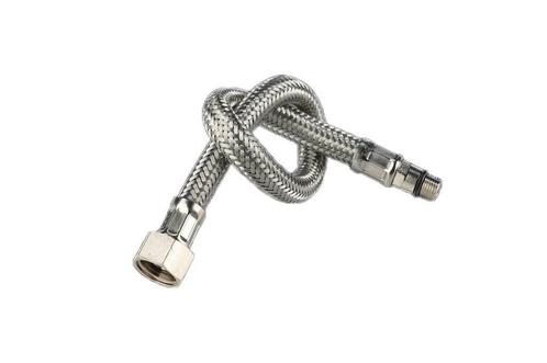 RVS flex slang L=50 CM M10-1/8X 3/8 wartel x binn dr., Doe-het-zelf en Bouw, Verwarming en Radiatoren, Ophalen of Verzenden