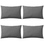 vidaXL Buitenkussens 60x40 cm grijs 4 st, Huis en Inrichting, Verzenden, Nieuw