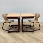 complete schoolset Ergoswing, 10 stuks tafels + stoelen, Huis en Inrichting, Gebruikt, Hout, Vijf, Zes of meer stoelen