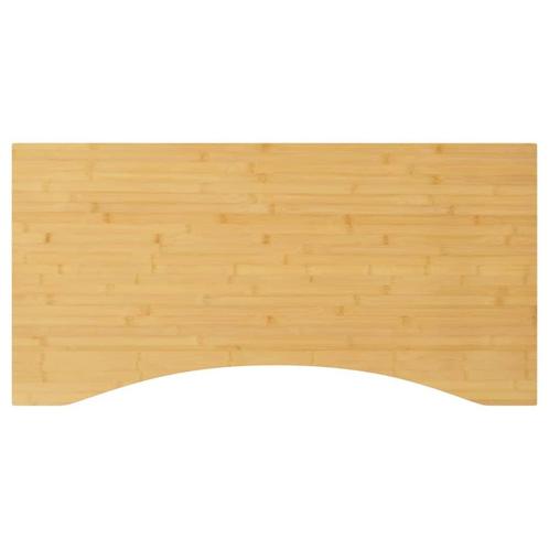 vidaXL Bureaublad 100x50x4 cm bamboe, Huis en Inrichting, Bureaus, Nieuw, Verzenden