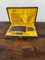 Etui à cigarettes avec briquet - Argent - Nécessaire de