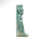 Oud-Egyptisch Faience Amulet van Neith