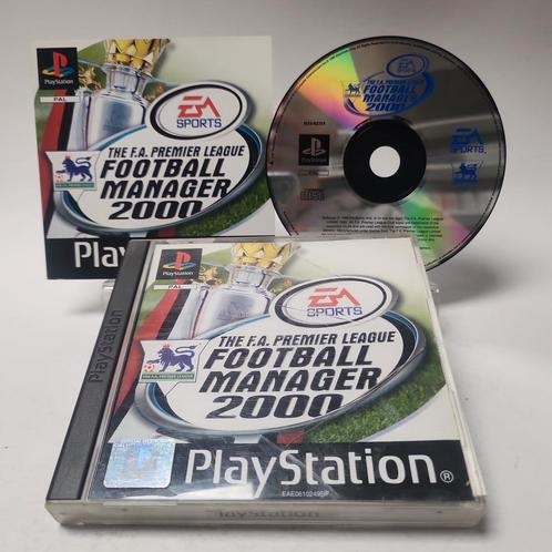 FA Premier League Football Manager 2000 PS1, Games en Spelcomputers, Games | Sony PlayStation 1, Zo goed als nieuw, Ophalen of Verzenden