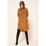 Mes Demoiselles • blouse jurk met slangen print • 34, Kleding | Dames, Mes Demoiselles, Verzenden, Geel, Maat 42/44 (L)