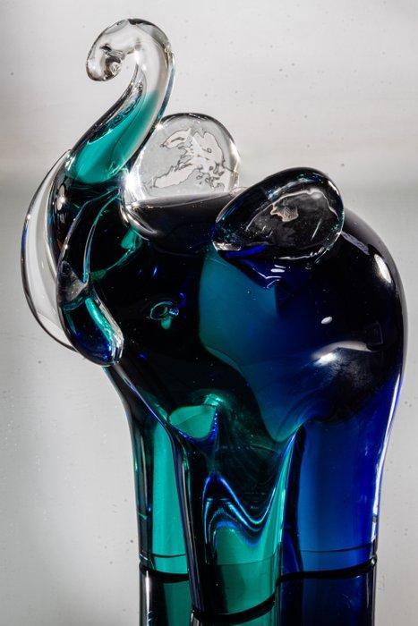 V. Nason & C. - Pot - Grote olifant - Sommerso - Hoogte 20,5, Antiek en Kunst, Antiek | Glaswerk en Kristal