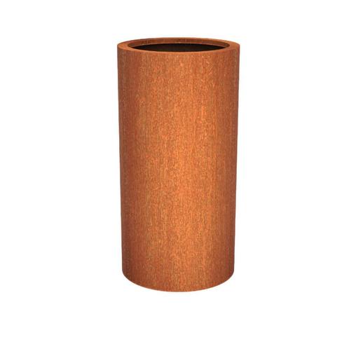 Cortenstaal plantenbak Ø60x120cm - Met bodem, Tuin en Terras, Bloembakken en Plantenbakken, 60 cm of meer, 60 tot 100 cm, Tuin