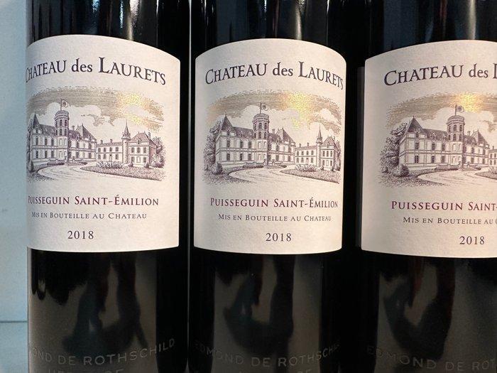 2018 Chateau des Laurets Edmond de Rothschild -, Collections, Vins